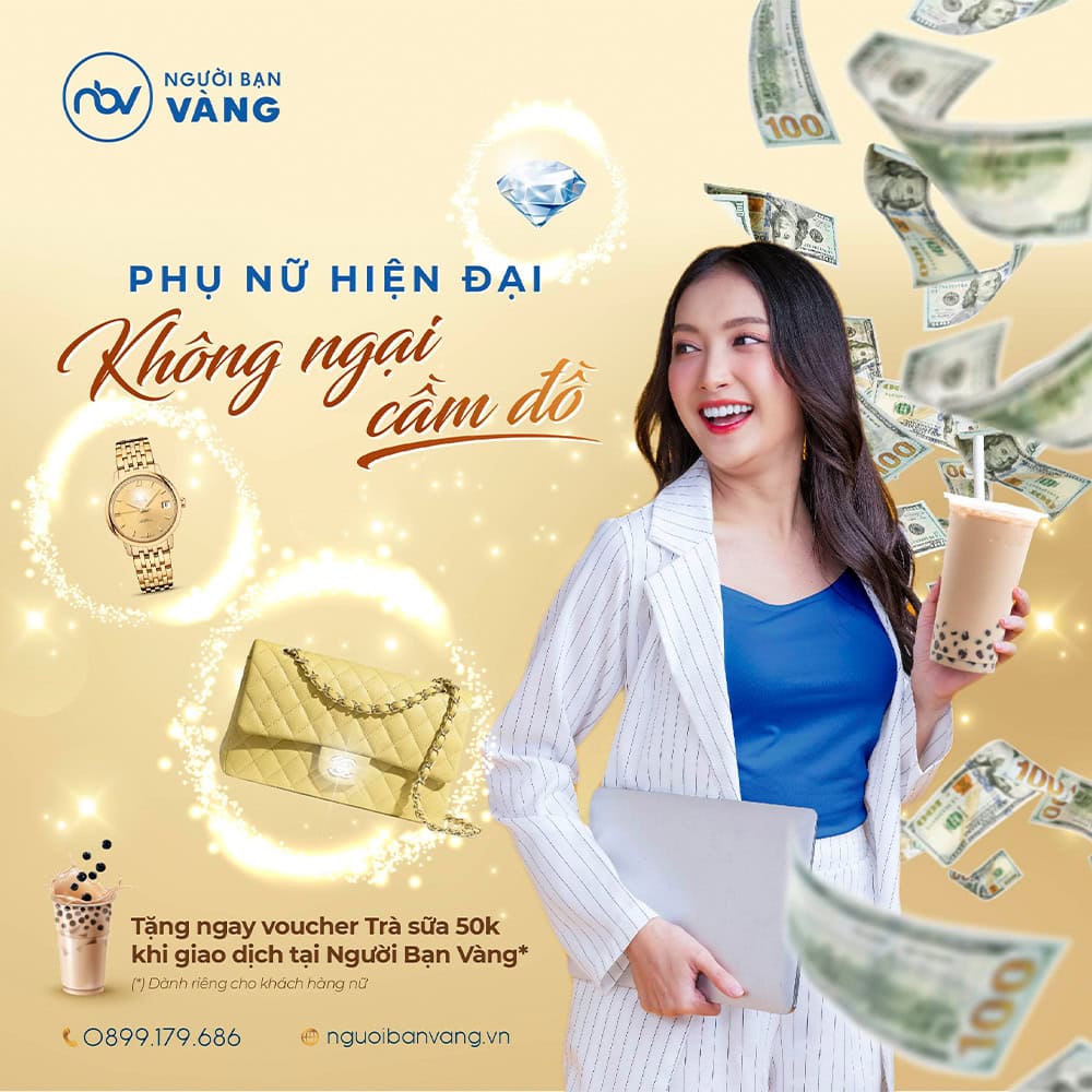 Phụ nữ hiện đại không ngại cầm đồ