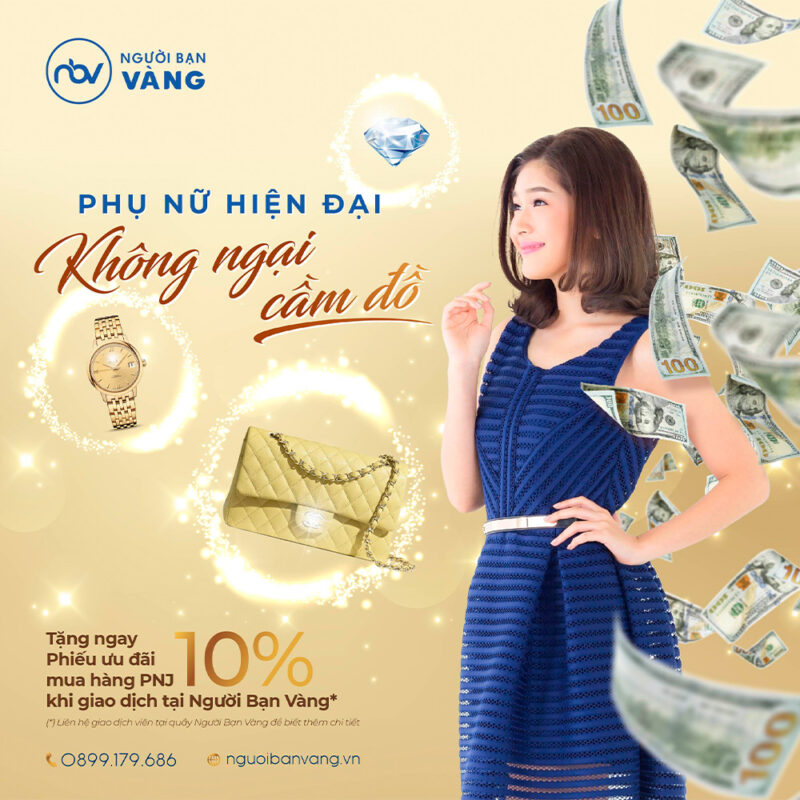 Phụ nữ hiện đại không ngại cầm đồ