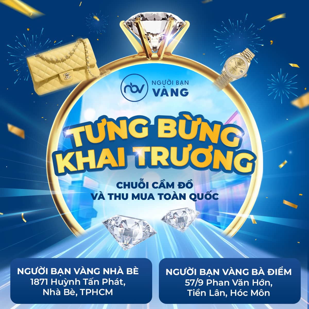 Khai trương Nhà Bè và Bà Điểm