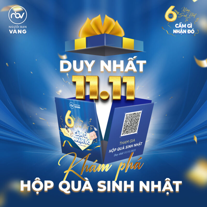 Hộp quà sinh nhật 6 tuổi tại Người Bạn Vàng