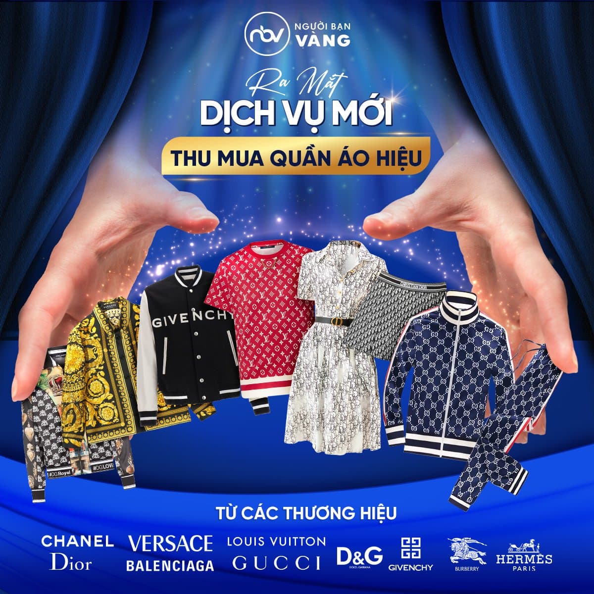 Thu mua quần áo hiệu