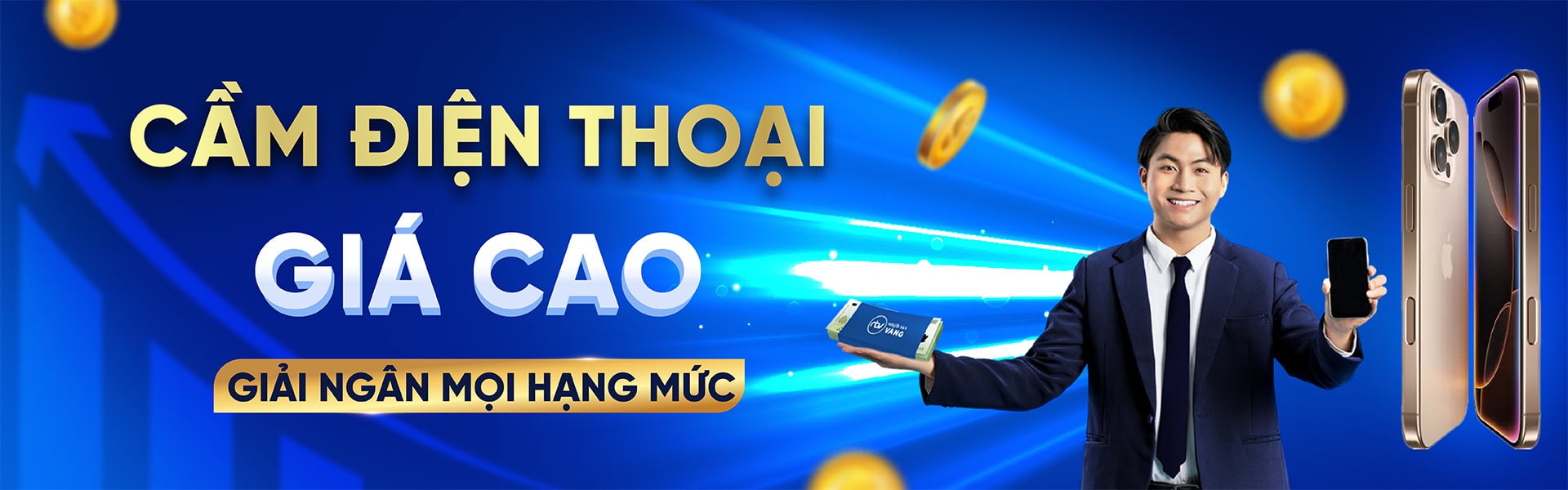 Cầm điện thoại